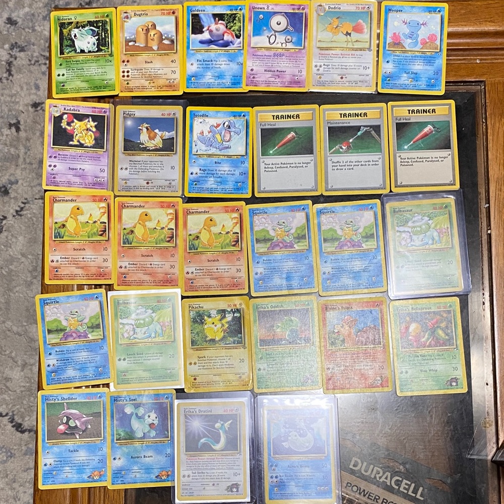 Vintage Pokémon Trading Cards Collection